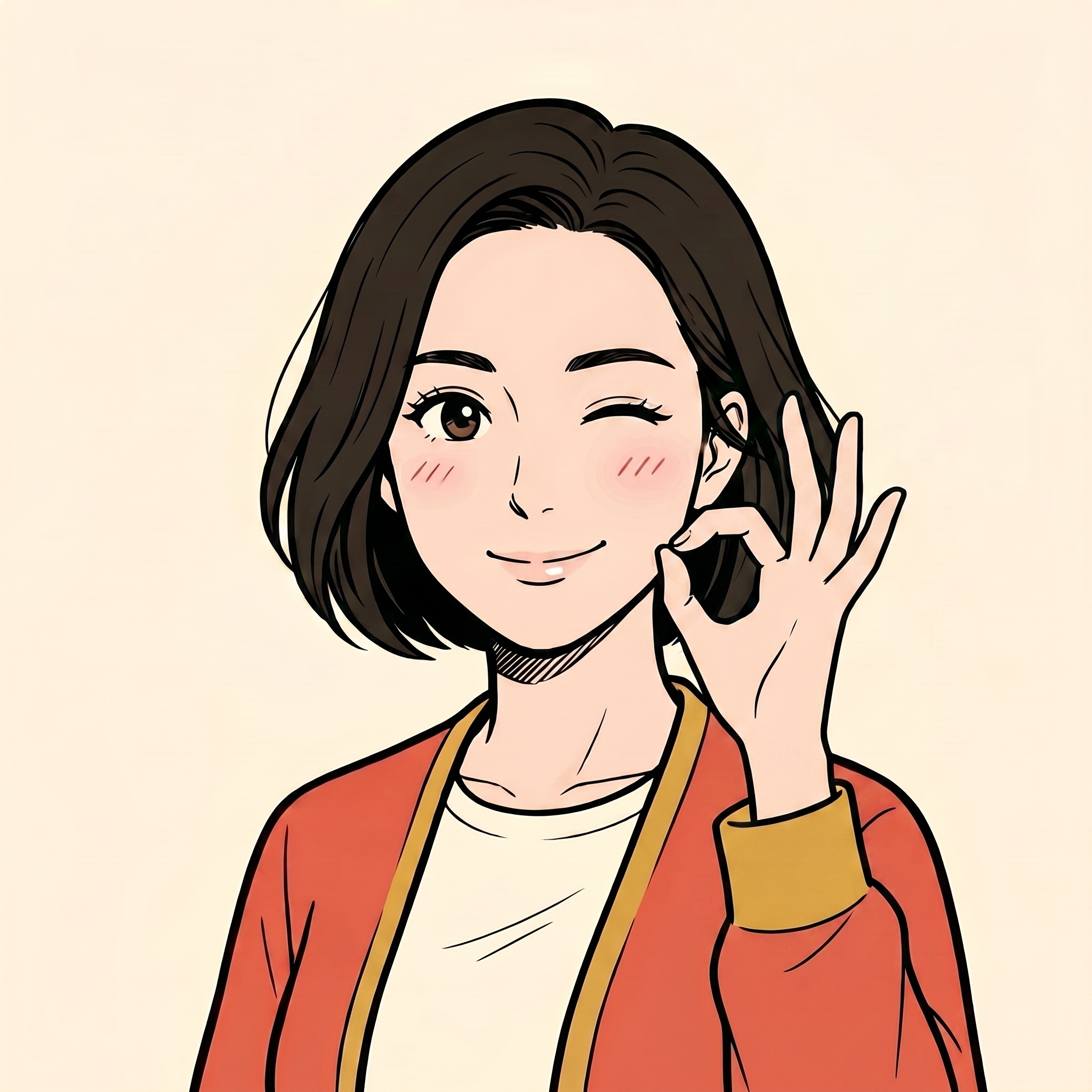 ケイのウィンク
